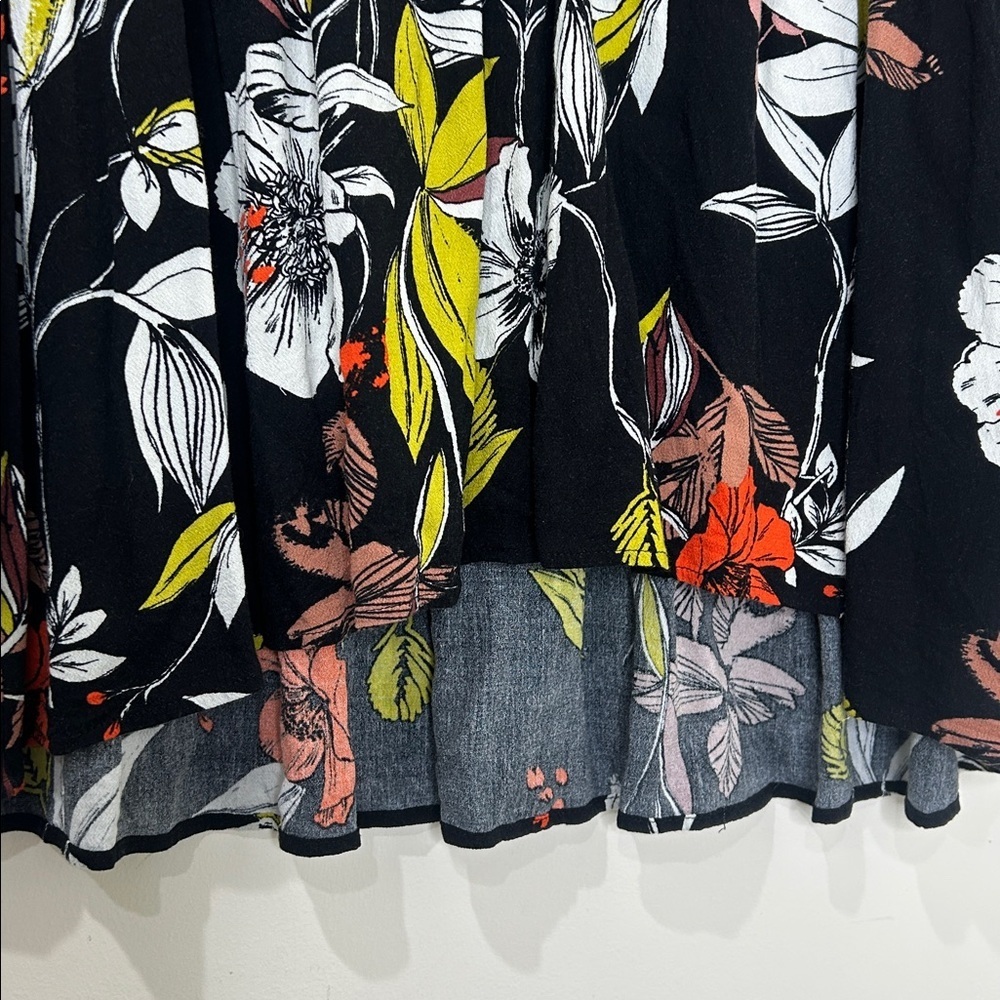 FREE PEOPLE Bella Floral Mini Tunic Dress Size XS - Picture 11 of 15